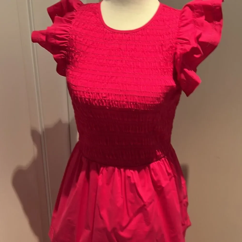 Saylor Audrina Smocked tiered midi dress size P NWT - Picture 4 of 9